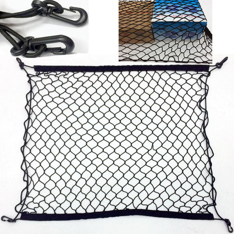 For Mitsubishi Outlander ASX Pajero Pajero Sport Lancer Car Trunk Mesh Net Cargo Luggage Trunk Organizer Car Accessories ► Photo 1/6