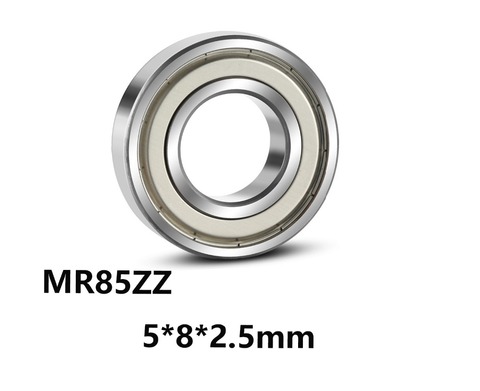 5pcs/lot MR85ZZ Deep Groove Ball Miniature Mini Bearings MR85ZZ MR85-ZZ  5*8*2.5mm 5*8*2.5 With the Bearing Steel ► Photo 1/2