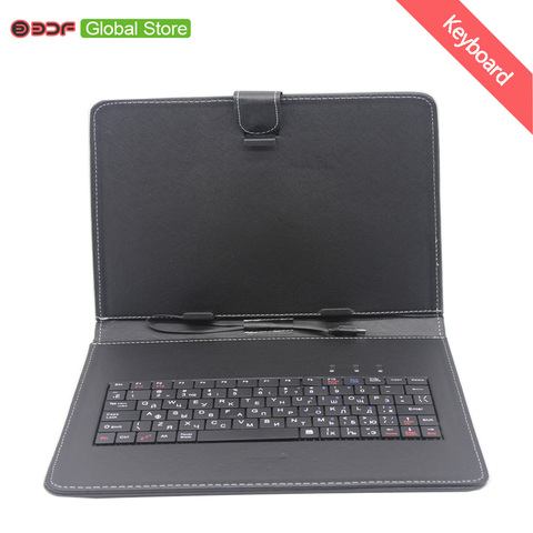 10 Inch and 10.1 Inch keyboard leather cover case fit Tablet Ebook casual solid waterproof drop resistance Russian keyboard ► Photo 1/6