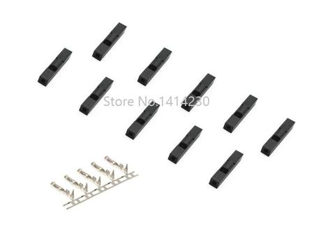 100 Sets 1P 2.54mm Plastic Dupont Head Jumper Wire Cable Housing Female Pin Connector Terminal ► Photo 1/1