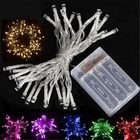 20M 10M 5M 2M Waterproof Christmas Lights LED String 5V USB Copper Wire Fairy Outdoor Wedding Party Christmas Decoration ► Photo 1/6