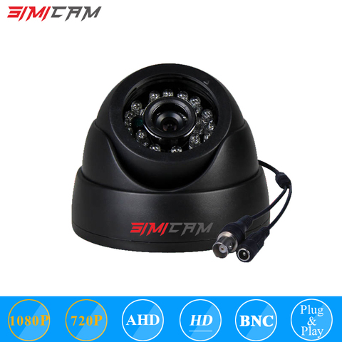 AHD Camera SIMICAM CCTV Cam 720P 1080P Video camera for DVR Mini Dome Camera AHD indoor IR CUT night vision surveillance Camera ► Photo 1/6