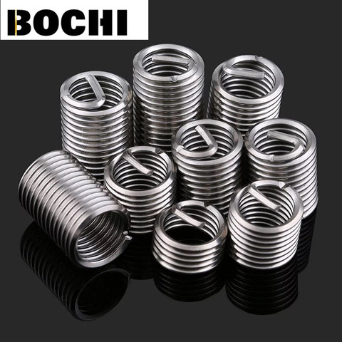 10pcs M14/M16*1.25/*1.5*1D-3D Wire Thread Insert , M7-M11 Screw Bushing , 304 stainless steel Wire Screw Sleeve Thread Repair ► Photo 1/4