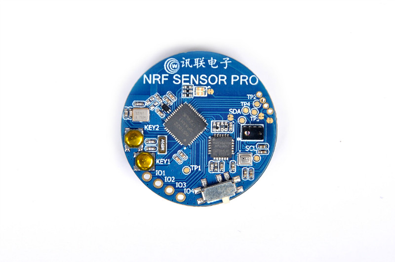 Bluetooth 4.0 NRF51802 Temperature Atmospheric Acceleration Sensor Module CR2032 