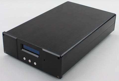 Full Aluminum ES9018 DAC Enclosure Amplifier Case Chassis/ Audio Decoder BOX black ► Photo 1/3