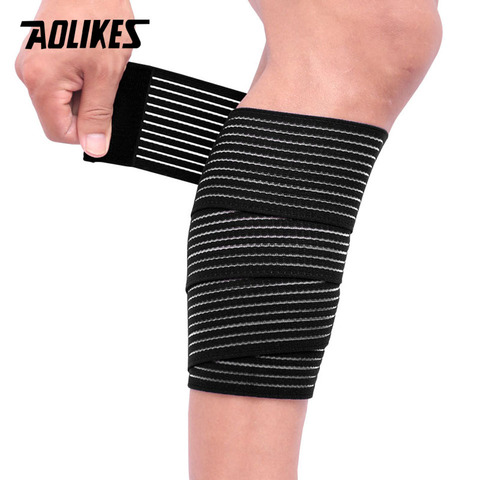 AOLIKES 1PCS 90*7.5cm Elastic Bandage Tape Sport Knee Support Strap Shin Guard ► Photo 1/6