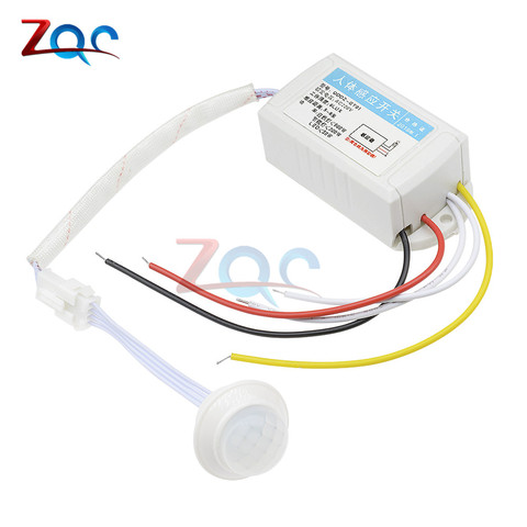 AC 110V 220V IR Infrared Module Body Sensor Intelligent Light Lamp Motion Sensing Switch Adjustable Movement Sensing PIR Switch ► Photo 1/6