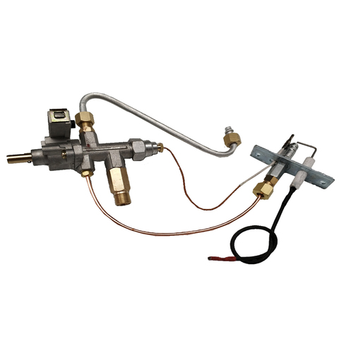 Earth Star Europe Standard Main Gas Control Valve System Assembly Kit with igniter pilot burner for Indoor Steak Oven Stove ► Photo 1/2
