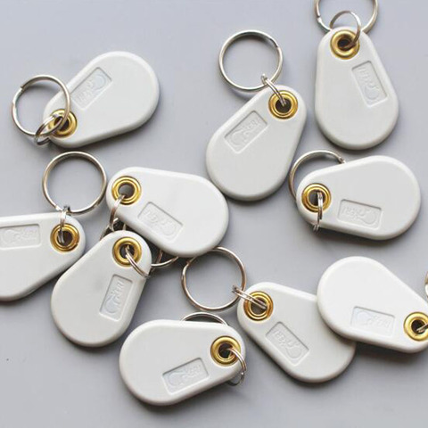 125KHz EM4305 T5577 RFID Key Tags Ring Tokens Writable Keyfob Rewritable Keychain Access Card Copy Clone Duplicate ► Photo 1/1