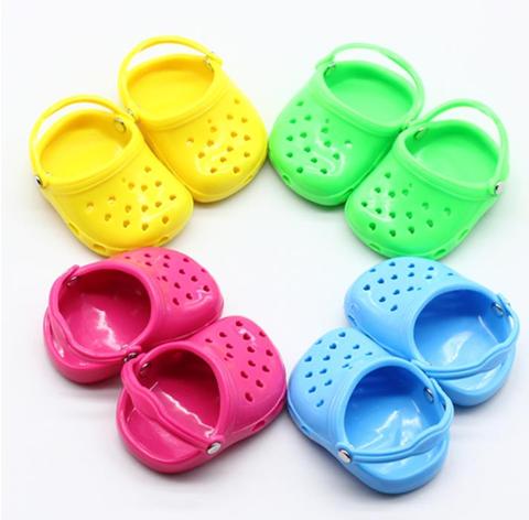 New Sandal Plastic Shoes For 43cm Baby Dolls 17 inch Born Dolls Shoes ► Photo 1/6