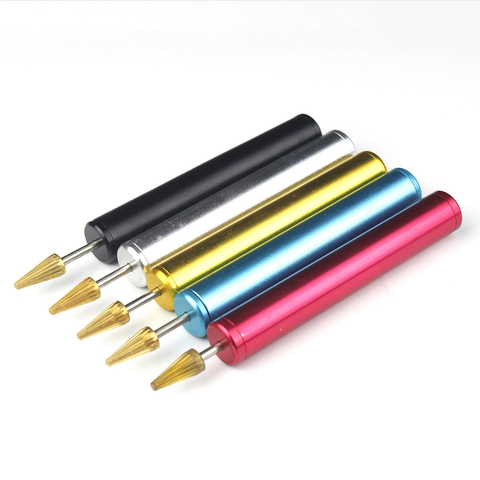 1 x Leather Edge Oil Painting Pen Edge Dye Roller Pin Applicator Brass Head Top Easy Clean Leathercraft Tools 5 colors available ► Photo 1/6