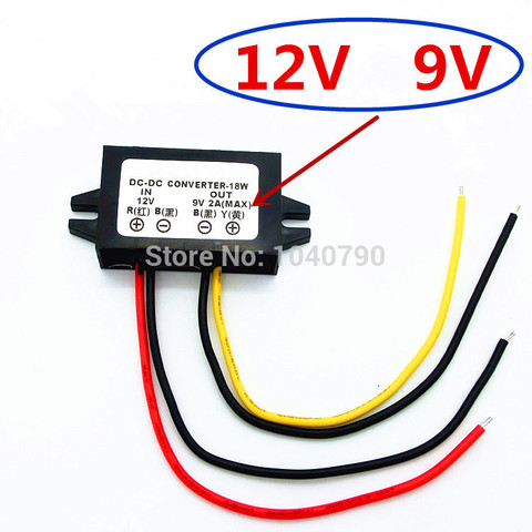 Voltage Regulator 12V to 9V Car power supply converter Dc voltage stabilizer  DC - DC voltage ► Photo 1/3