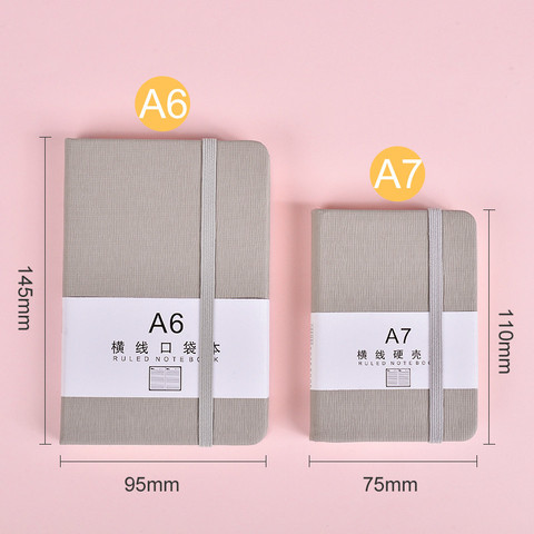 A7 Pocket size Travelers Notebook And Journals A6 Planner Stationery Kawaii Notebook Cute Notebook Mini Notebook School Supplies ► Photo 1/1