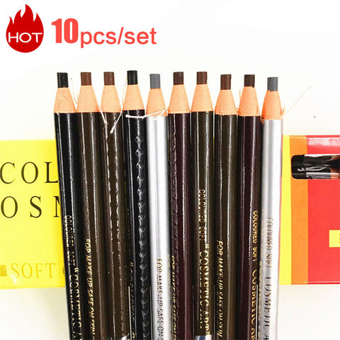 10pcs/set 5colors Available Eyebrow Pencil Shadows Cosmetics for Makeup Tint Waterproof Microblading Pen Eye Brow Natural Beauty ► Photo 1/6