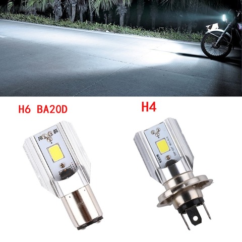 1pcs H4 H6 Ba20d Led Motorcycle Headlight Scooter Bulb 6000k Light 1000LM ATV Moto Motorbike Accessories Fog Lamp For Suzuki ► Photo 1/6