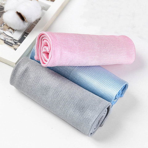 No Trace Absorbable 3 Size Soft Microfiber No Lint Window Car Rag Cleaning Towel Kitchen Cleaning Cloth Wipes Wipe Glass Cloth ► Photo 1/6