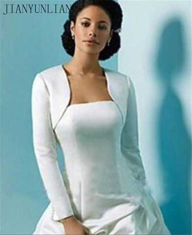 Cheap Long Sleeves Wedding Jacket Wraps Bolero Satin Women winter wedding cape Wrap Shrug For Evening Dresses Custom Made - Price history & Review | AliExpress Seller - JIANYUNLIAN Wedding dress Official Cheap Long Sleeves Wedding Jacket Wraps Bolero Satin Women winter wedding cape Wrap Shrug For Evening Dresses Custom Made - Price history & Review | AliExpress Seller - JIANYUNLIAN Wedding dress Official