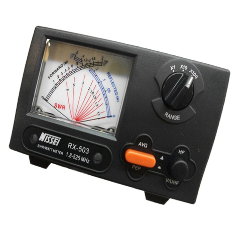 Original NISSEI RX-503 SWR/Watt Meter 1.8-525MHz 2/20/200W for Two-way Radio Watt meter for walkie talkie Accessories ► Photo 1/5