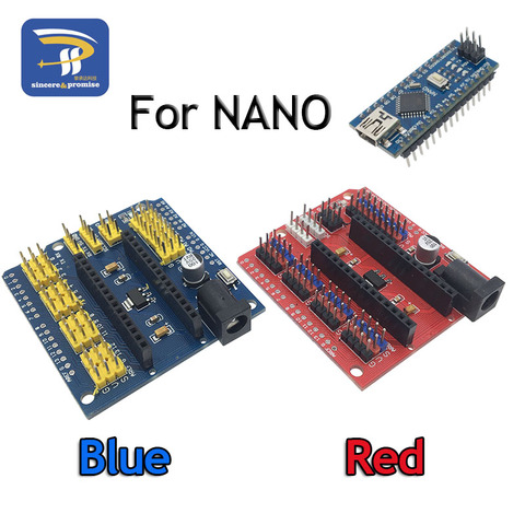 ATMEGA328P NANO IO Shield And UNO Multi-Purpose Expansion Board for Arduino Nano 3.0 CH340 CH340G ► Photo 1/6