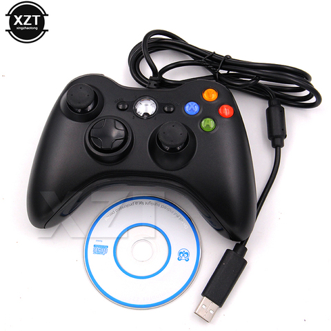 1pcs Remote Controller for PC Game Controller pad USB Wired Joypad Gamepad For for Windows 7 / 8 / 10 Joystick Controle hot sale ► Photo 1/6