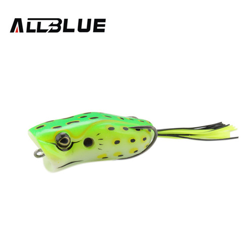 ALLBLUE High Quality Popper Frog Lure 60mm/14g Snakehead Lure Topwater  Simulation Frog Fishing Lure Soft Bass Bait - Price history & Review, AliExpress Seller - allblue Official Store