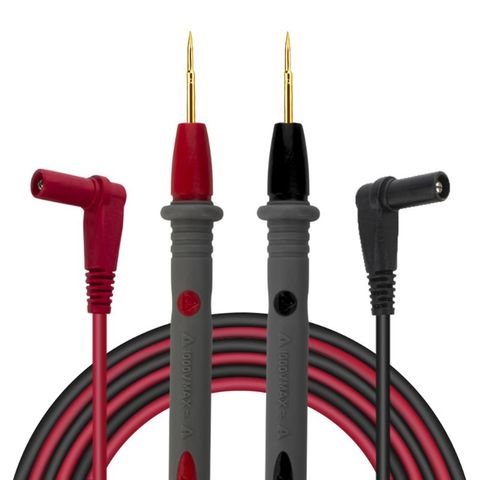 Gold plated Silicone Wire Test Leads for Multimeter Ultra Pointed 1000V 20A Needle Test Probe Tip ww0823 ► Photo 1/6