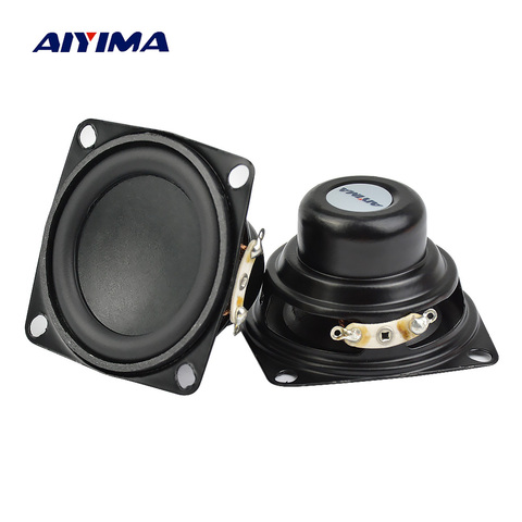AIYIMA 2Pcs 2Inch Audio Speaker 53MM 4Ohm 10W Full Range Speakers Bass Multimedia Loudspeaker For Audio DIY ► Photo 1/6