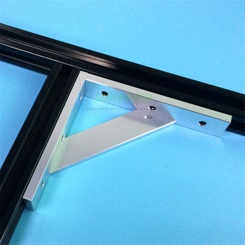 Upgrade anodized aluminum frame Reinforcing 2022 cross profile corner for V-slot Tronxy X3 Tevo Tarantula 3D printer ► Photo 1/6