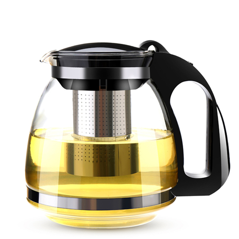 750/1500ml Handmade Teapot With Filter Heat Resistant Glass Tea Pot Infuser Stainless Steel Kettle Wholesale Tea Pots Drinkware ► Photo 1/6