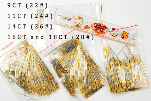 wholesale accessories for cross stitch needles, embroidery needles 28# 26# 24# 22# 18CT 16CT 14CT 11CT 9CT jcs ► Photo 1/1