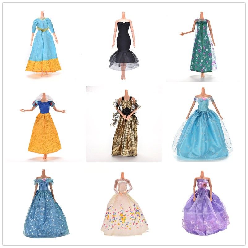 Fashion Handmade Party Dresses Clothes  For  Noble Doll Style Gifts ESJB 