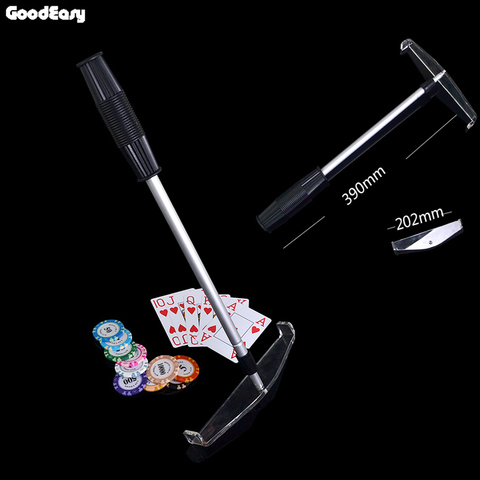 Poker Chip Push Chips Harrow Flexible Metal Chips Grilled target telescopic rod / bar  Poker Table Accessories ► Photo 1/6