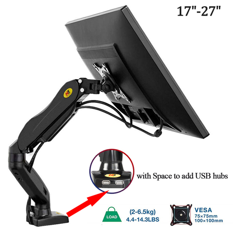 F80 Monitor Desk Mount Stand 17-27