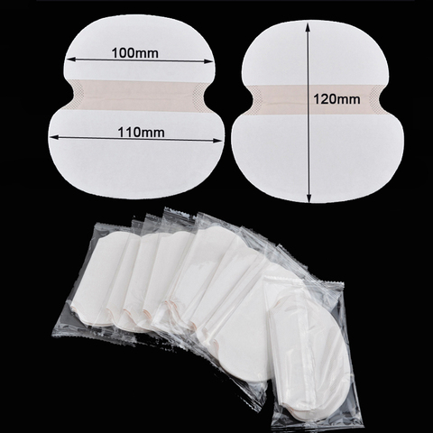 100X ( 50 Pairs ) Summer Deodorants Cotton Pads Underarm Armpit Sweat Pads Dress Disposable Stop Sweat Shield Guard Abs big size ► Photo 1/6