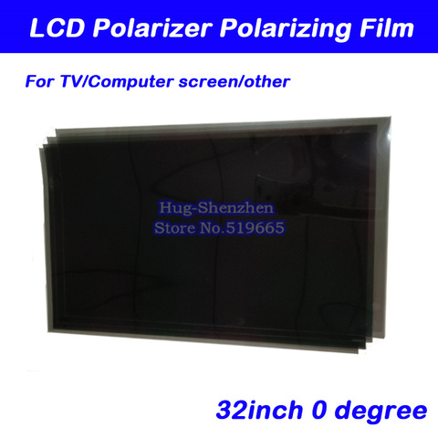 New 32inch 32 inch 0 degree Glossy 709MM*405MM LCD Polarizer Polarizing Film for LCD LED IPS Screen for TV ► Photo 1/3
