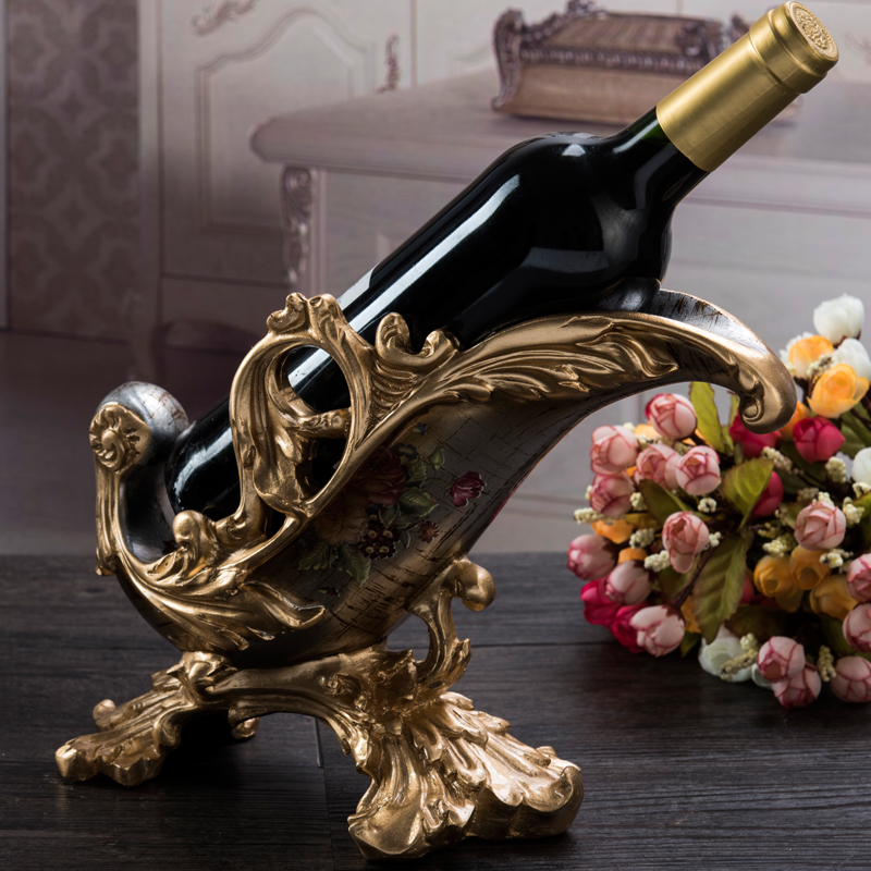 Home Decor & Gift Rich Luxurious European Style Wine Bottle Holder Dining & Bar 
