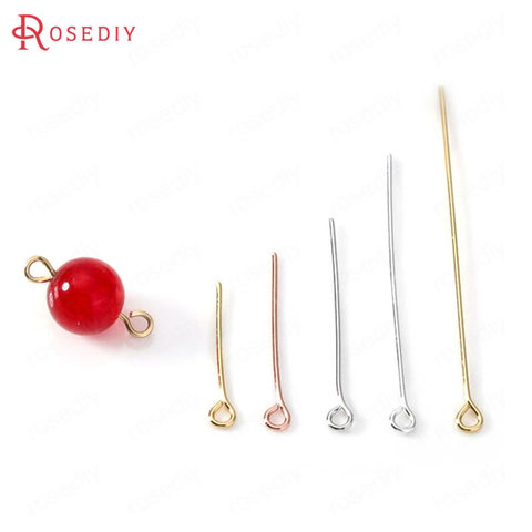 200pcs 50mm Eye Pins for DIY Jewelry Making Necklace Earrings Pendant  Accessories