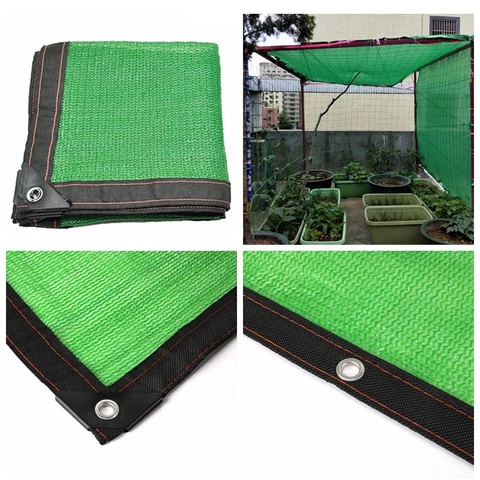 Tewango Green Anti-UV HDPE Sunshade Net Outdoor Awning Garden Swimming Pool Shade Net Succulent Plant Cover Shelter Shading Net ► Photo 1/6