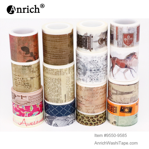 Free Shipping and Coupon washi tape,Washi tape,basic design,Optional collocation,on sale,#9550-9585 ► Photo 1/6