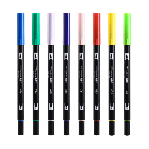 Tombow Dual Brush 96 Color Desk Pen Set