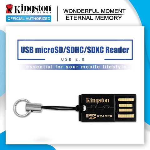 Kingston USB 2.0 Micro SD Card Reader microSD microSDHC microSDXC Flash Memory Card Adapter ► Photo 1/6