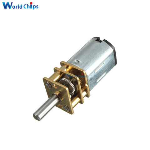 Micro Speed Reduction Gear Motor with Metal Gearbox Wheel DC 6V 30RPM N20 ► Photo 1/5