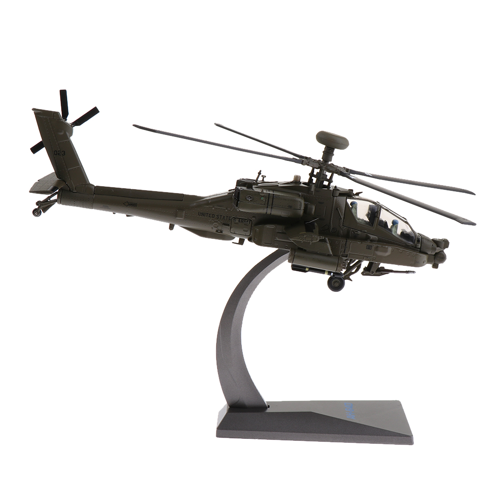 Diecast modèle réduit d'Avion-Hélicoptère Apache-AH64 