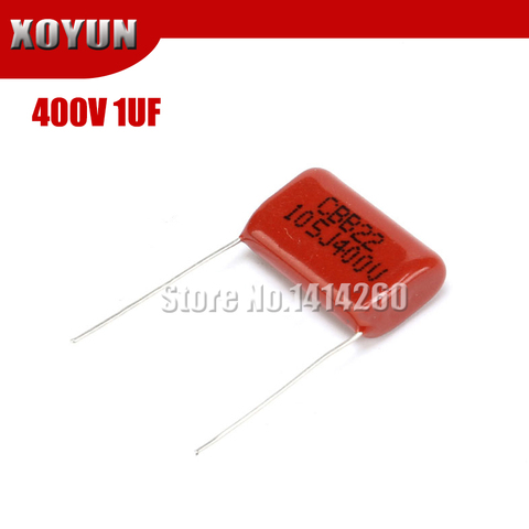 10PCS 400V105 1UF Pitch 20MM 400V 105 1000NF CBB Polypropylene film capacitor ► Photo 1/1