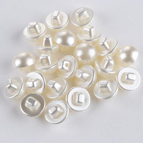 50PCS Round Sewing Pearl Buttons Scrapbooking Garment Decorative DIY Crafts Tool Mushroom Buttons For Clothing Dress Accessories ► Photo 1/6