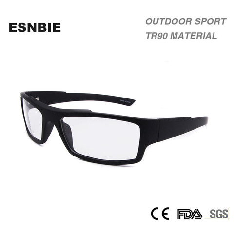 ESNBIE Clear Glasses Frames Mens smonturas de lentes hombre Man TR90 Material Prescription Frame Eyeglasses Frames Men ► Photo 1/6