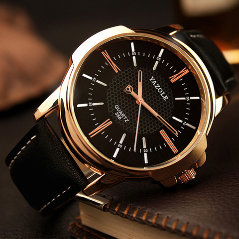 Yazole Brand Luxury Famous Men Watches Business Men's Watch Male Clock Fashion Quartz Watch Relogio Masculino reloj hombre 2022 ► Photo 1/6