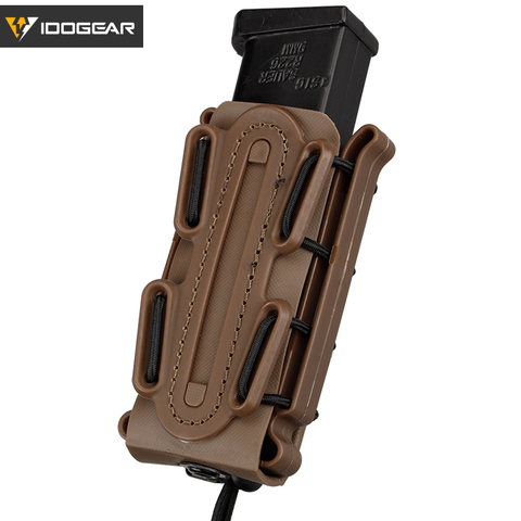 IDOGEAR 9mm Magazine Pouches Military Fastmag Belt Clip plastic molle pouch bag  softshell G-code Pistol Mag Carrier ► Photo 1/6