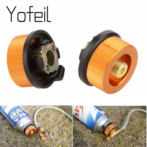 Outdoor Camping Hiking Picnic Gas Tank Adapter Stoves Connector Conversion Split Type Gas Furnace Connector Cartridge Accessory ► Photo 1/6