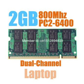MLLSE New Sealed SODIMM DDR2 800Mhz 2GB PC2-6400 memory for Laptop RAM,good quality!compatible with all motherboard! ► Photo 1/1